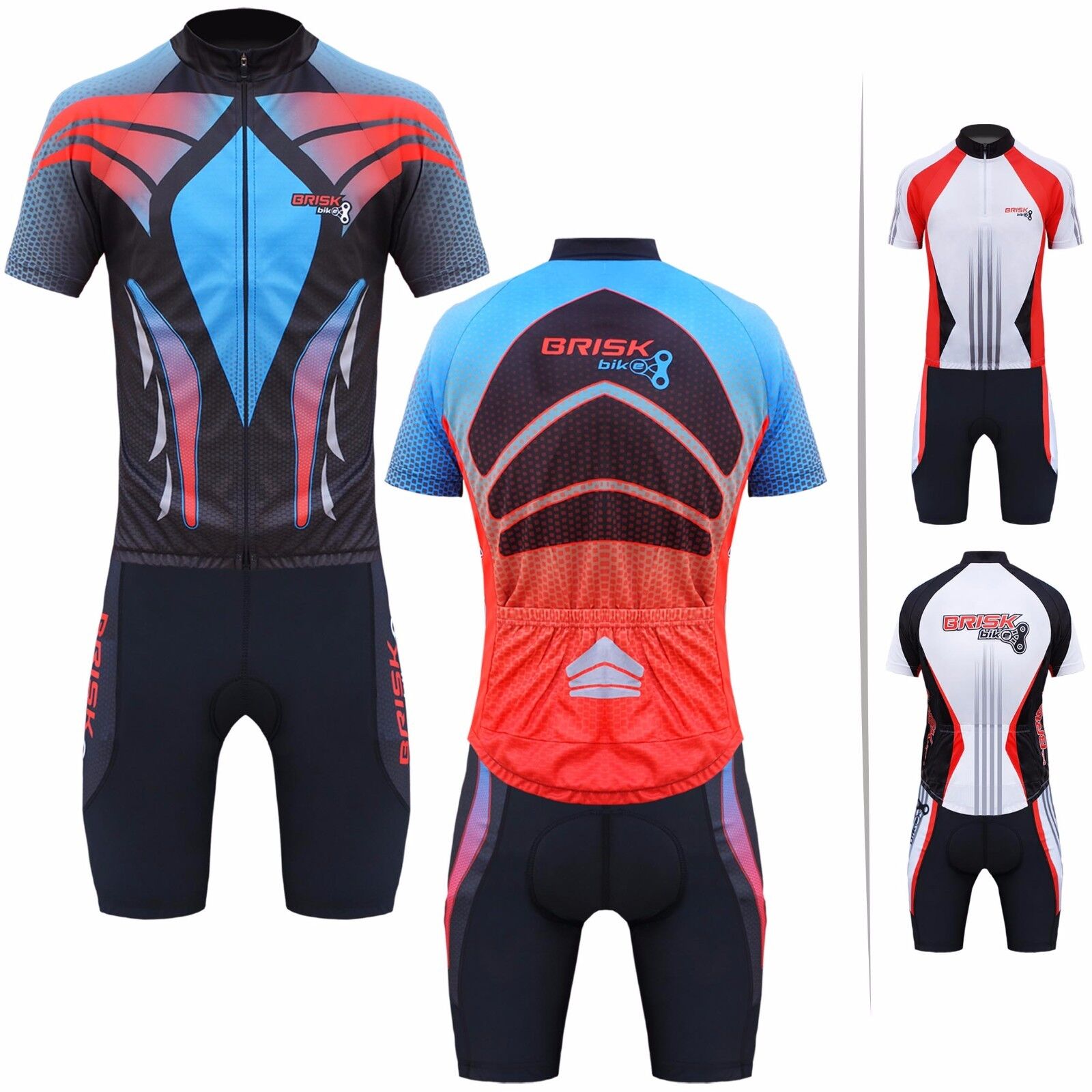 Pro Vibrant Cycling Jersey with Pro cycling shorts Road Bike Suit