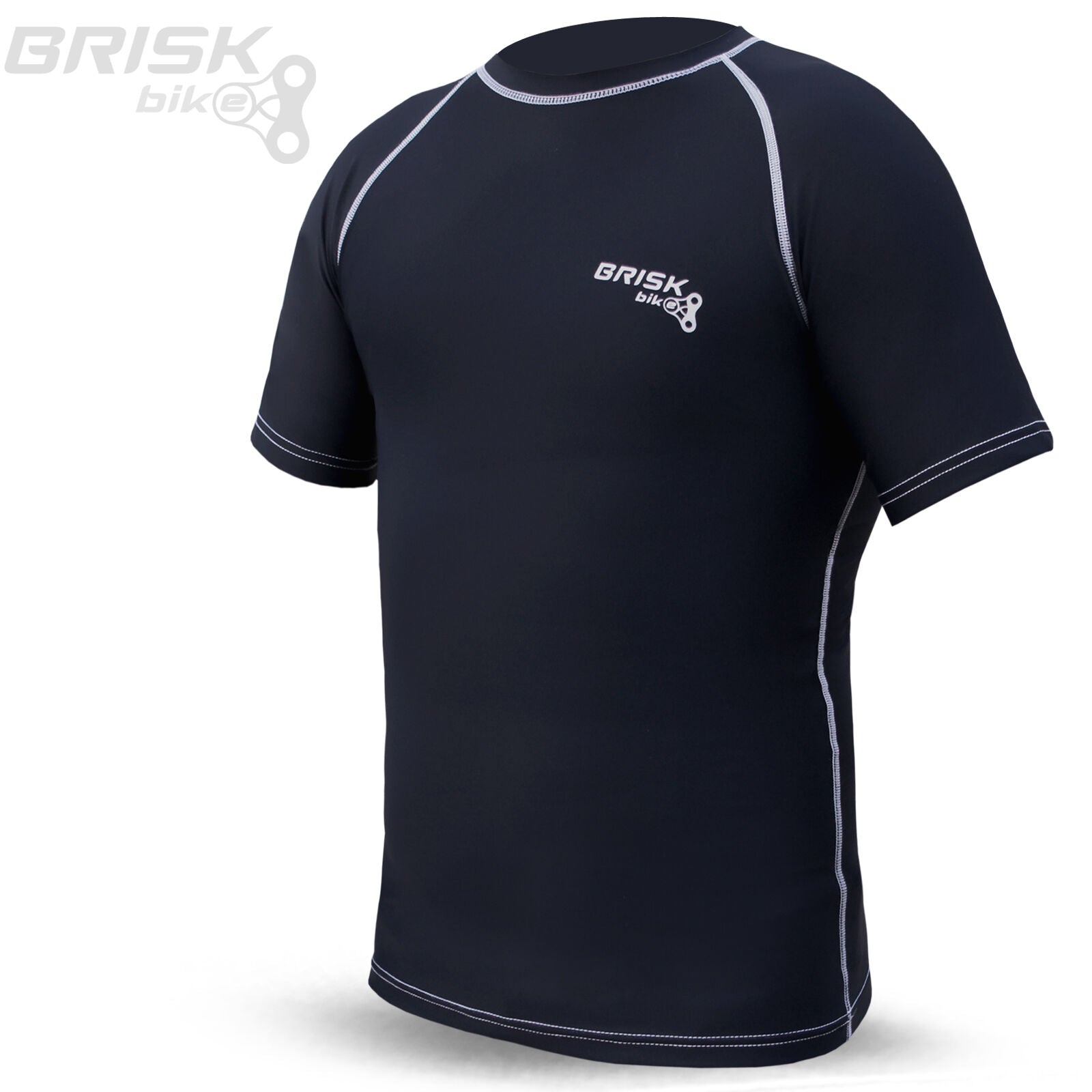 Mens Compression Armour Thermal Base Layer Top Half Sleeve Gym Sports Shirt