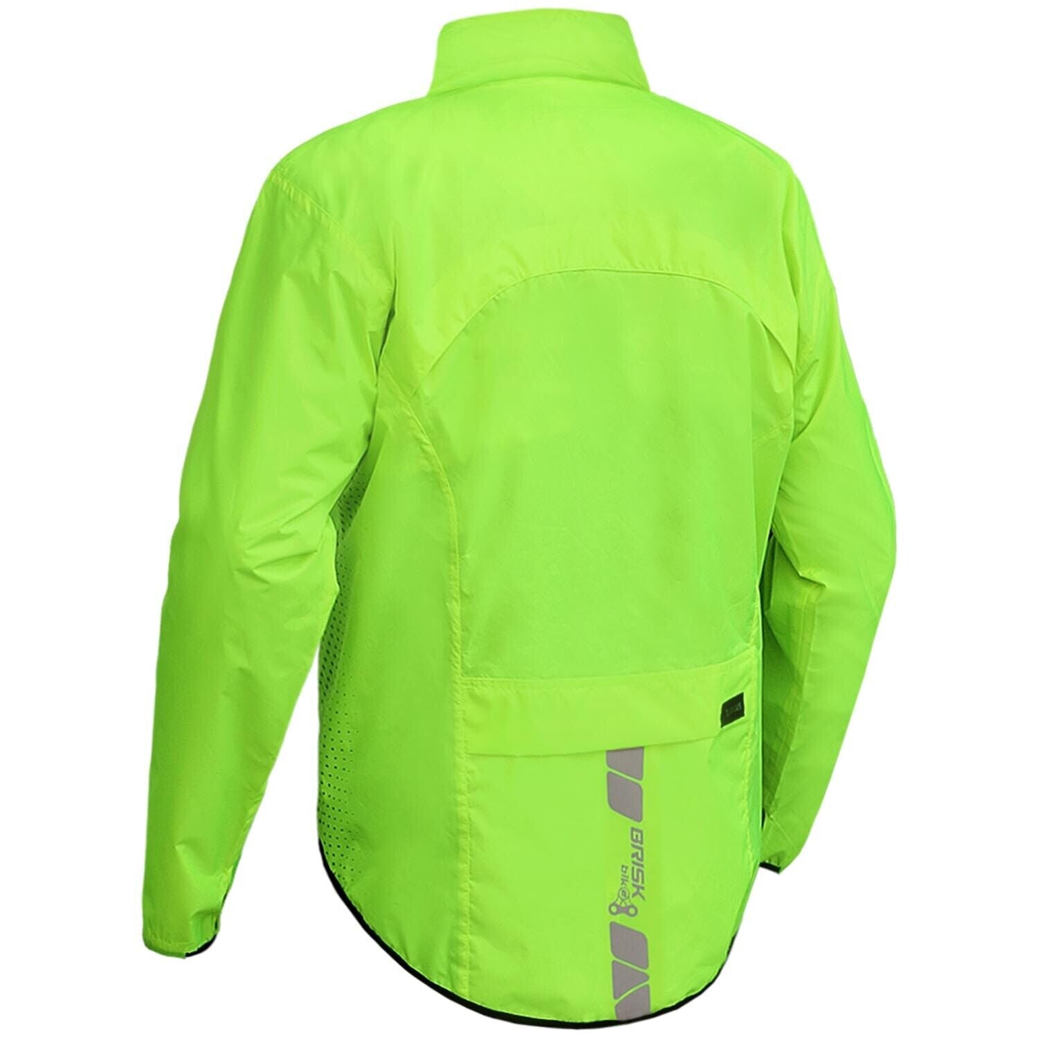 Cycling Rain Jacket Mens high vis full Sleeve shell cycling jacket
