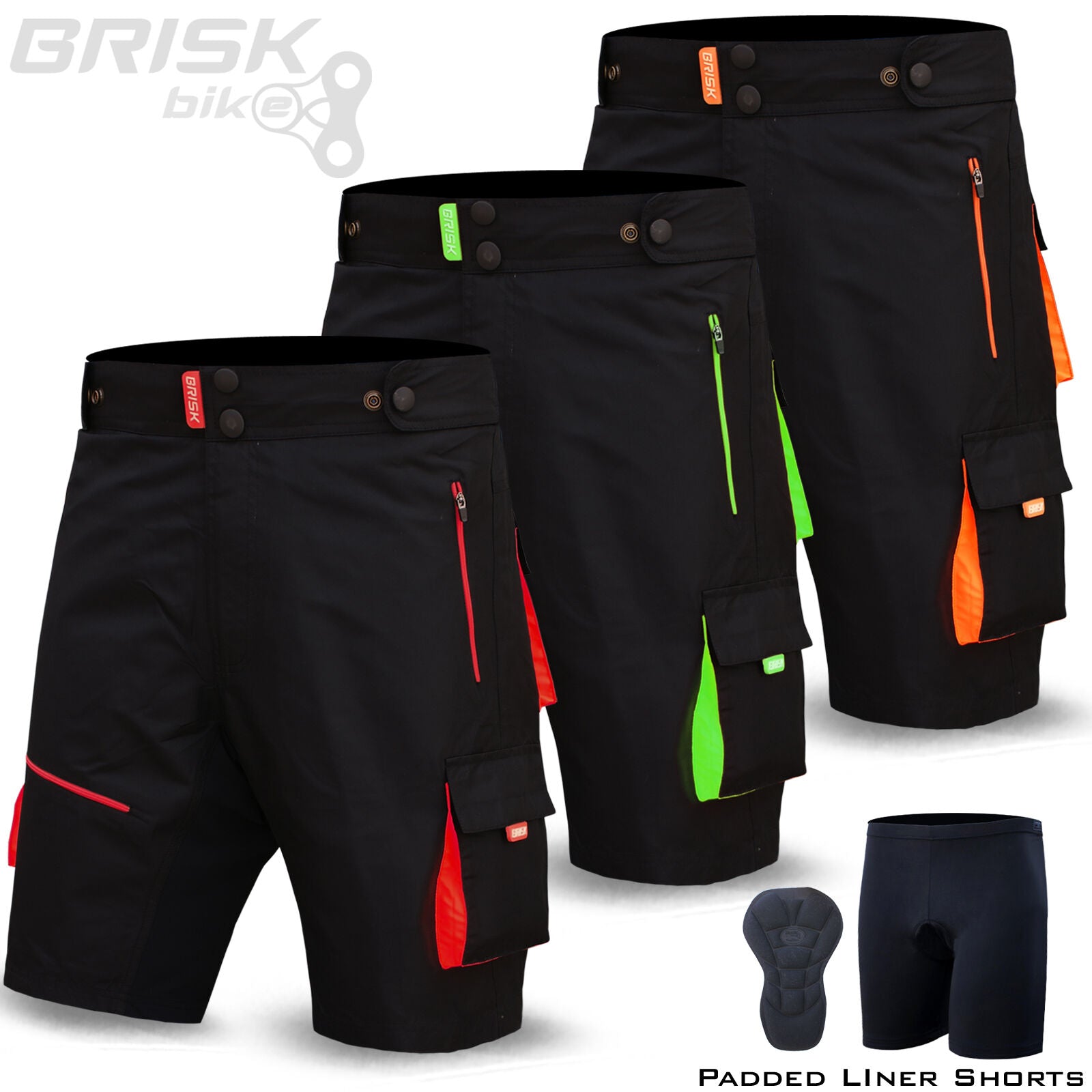 Padded mountain bike shorts online