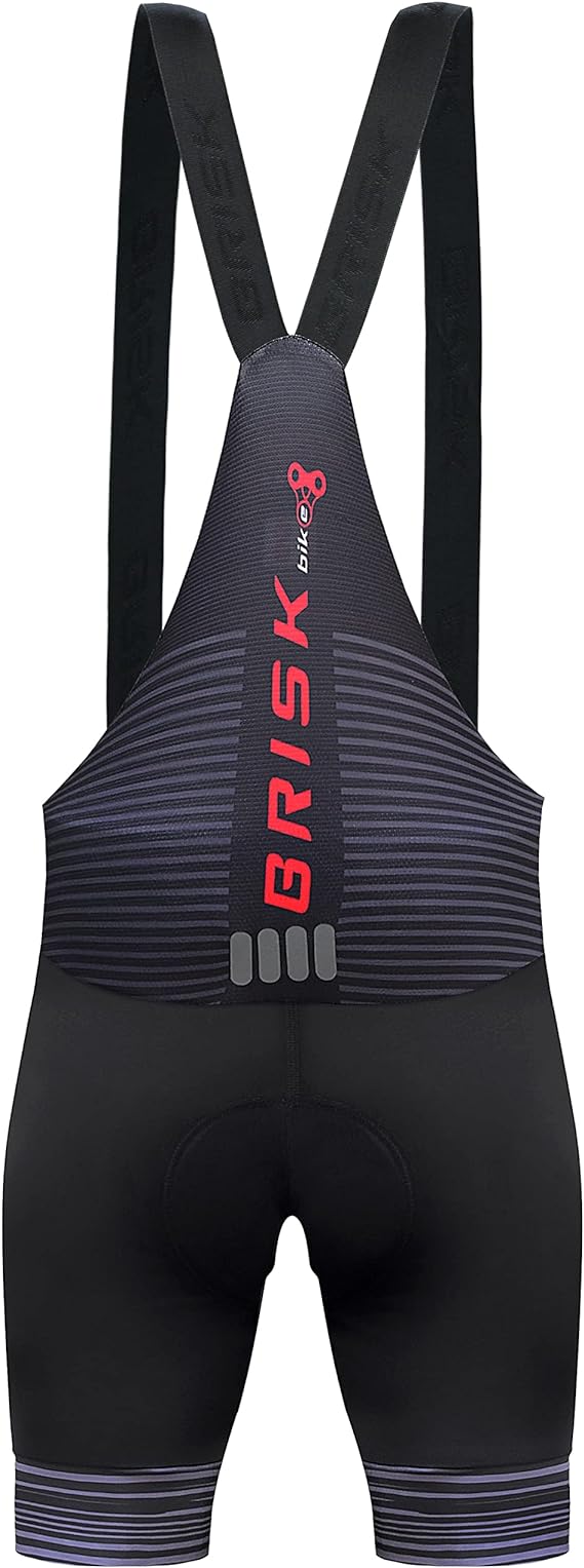 Brisk Bike Cycling Bib Shorts – Bicycle Bib Pants Comfortable Cycling Padded Bib Short Shorts, best bib shorts, mtb bib shorts, mountain bike bib shorts, road bike bib shorts