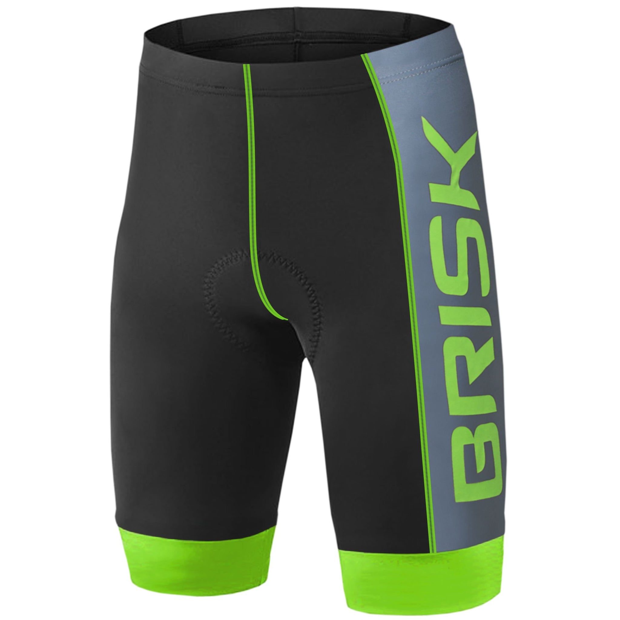 Brisk Bike Women's Cycling Shorts – Padded Compression Fit, Breathable & Moisture-Wicking Bike Shorts for Long Rides