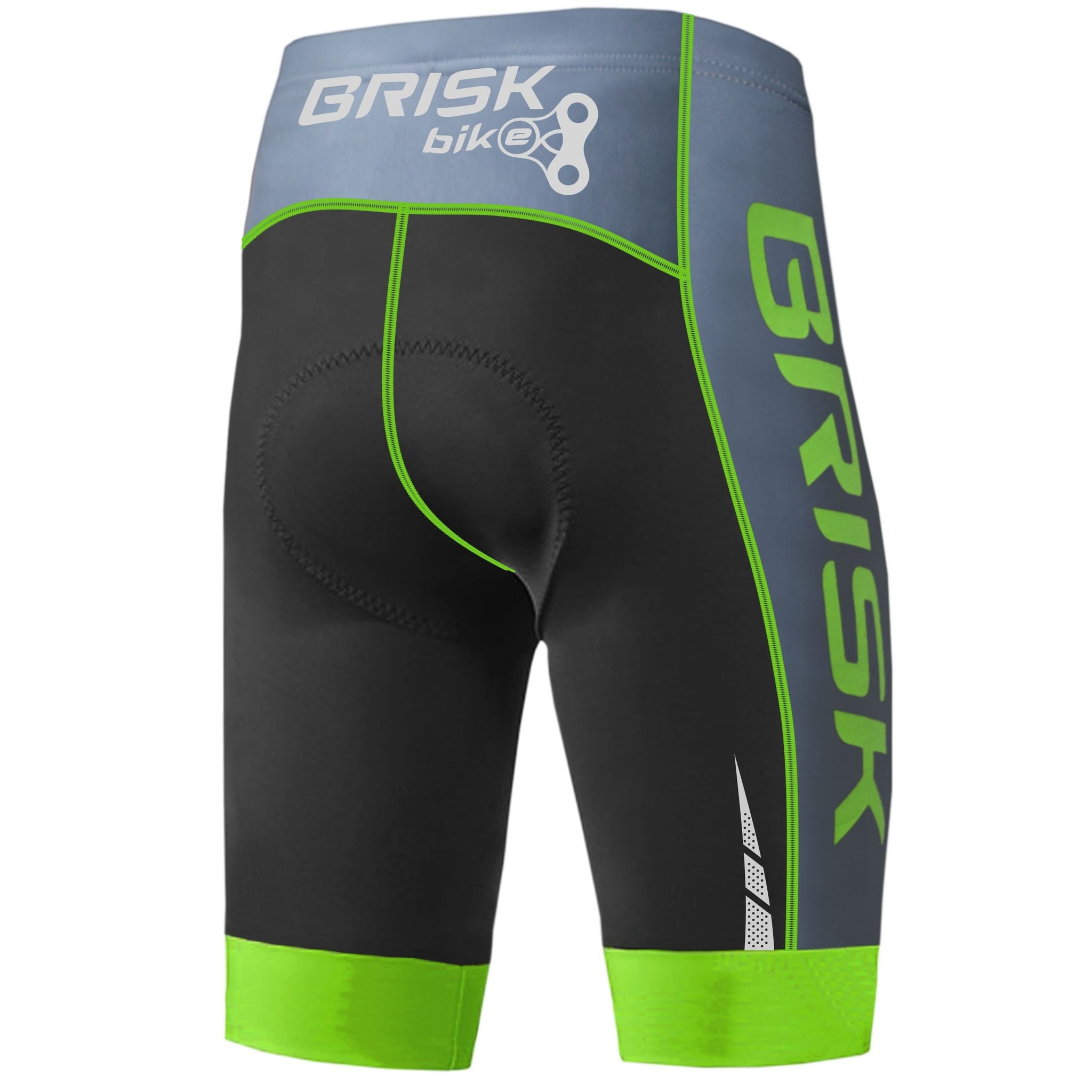 Brisk Bike Women's Cycling Shorts – Padded Compression Fit, Breathable & Moisture-Wicking Bike Shorts for Long Rides