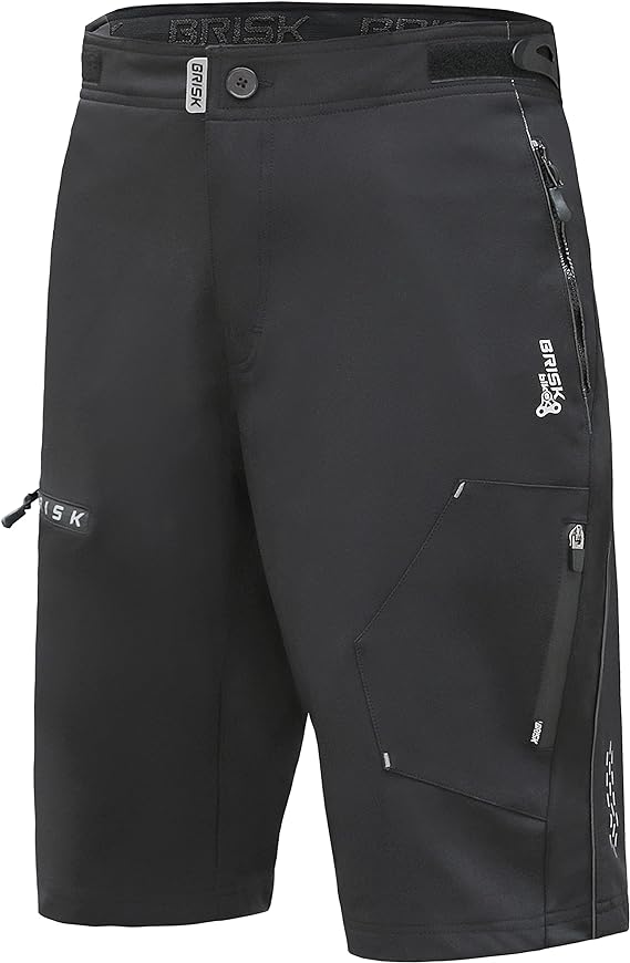 Bike shorts with zipper pockets sale