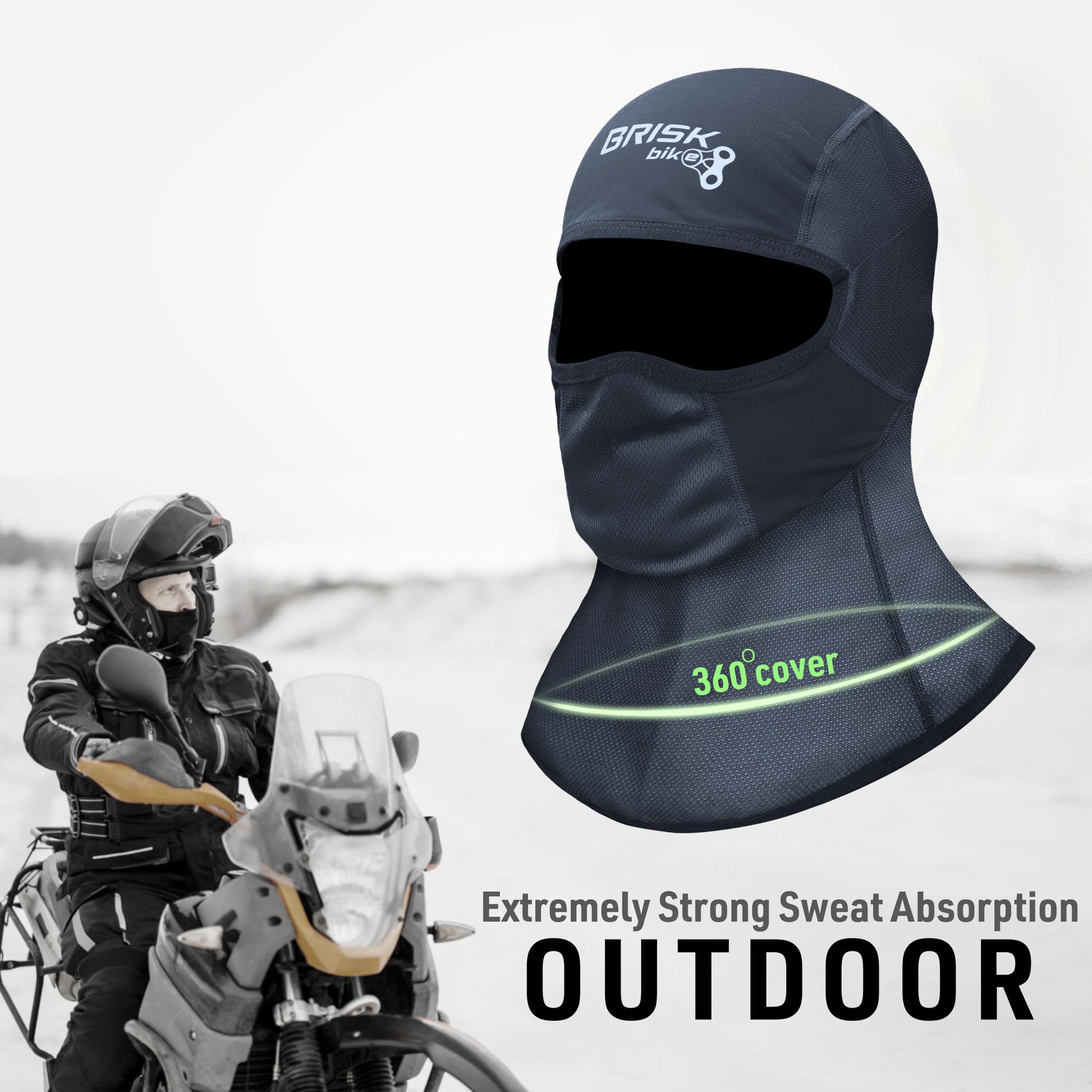 Brisk Bike Cycling Cap Elegant Style Thermal Skull Caps Tight Fit Wind Proof Helmet, mens balaclava mask, balaclava full face mask, mens balaclava mask, balaclava with cap